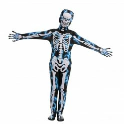 Spooktacular Creations Lightning Second Skin Skeleton Costume Cosplay- Child Child Costumes