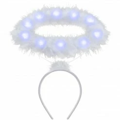 Spooktacular Creations Headwear White LED Angel Halo Headband Cosplay Kit Role Play Accessories, 3 Pack 10 Spooktacular Creations Headwear White LED Angel Halo Headband Cosplay Kit Role Play Accessories, 3 Pack