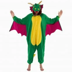 Spooktacular Creations Dragon Onesie Pajama Costume - Adult