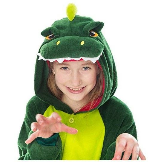 Spooktacular Creations Animal Costumes Dinosaur Pajamas Onesie - Child 7 Spooktacular Creations Animal Costumes Dinosaur Pajamas Onesie - Child