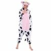 Spooktacular Creations Cow Animal Onesie Pajama Costume - Adult Animal Costumes