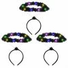 Spooktacular Creations Black LED Angel Halo Headbands, 3 Pack 1 Spooktacular Creations Black LED Angel Halo Headbands, 3 Pack