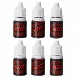 Spooktacular Creations Mini Bottles Of Blood, 6 Pcs
