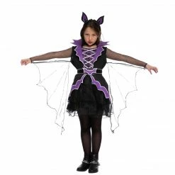 Spooktacular Creations Miss Battiness Costume For Role Play Cosplay - Child