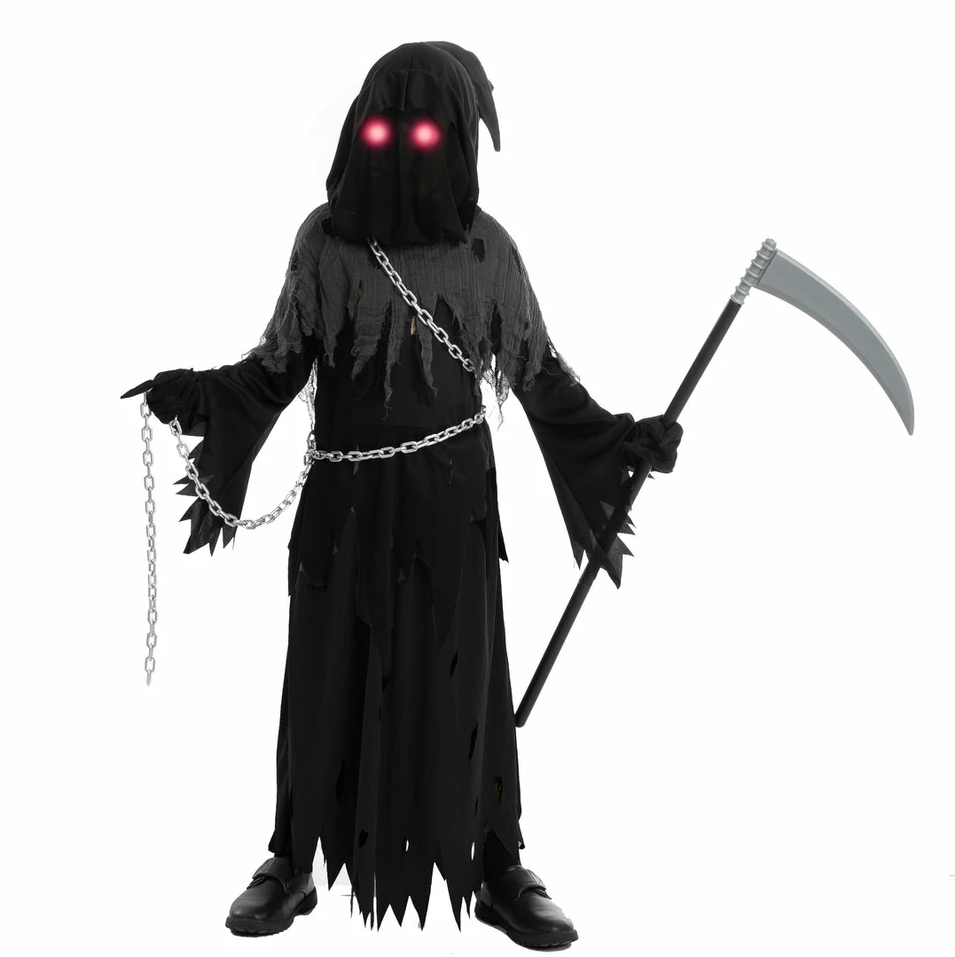 Spooktacular Creations Scary Reaper Ghost Costume Cosplay - Child 3 Spooktacular Creations Scary Reaper Ghost Costume Cosplay - Child