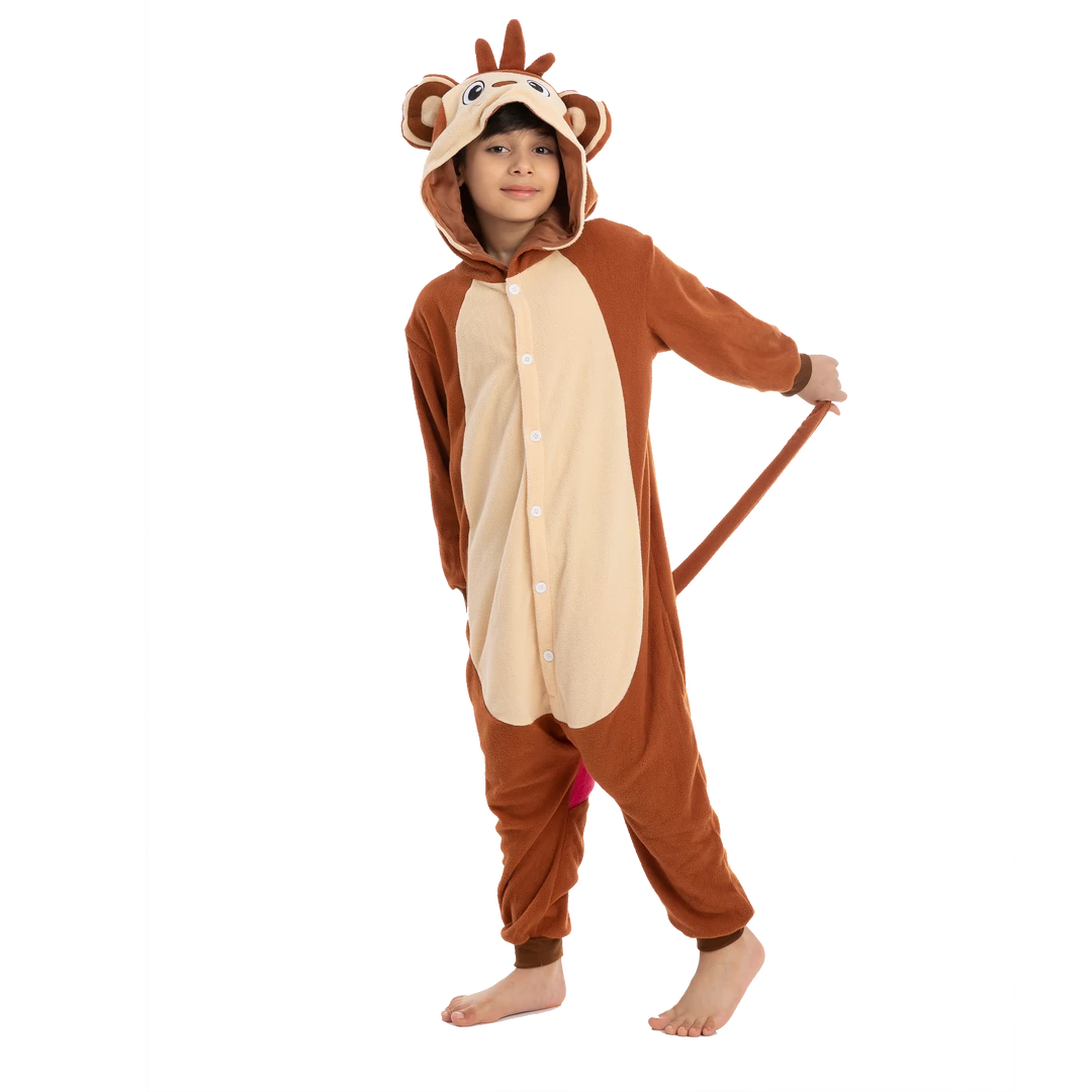 Spooktacular Creations Monkey Pajamas Onesies - Child Animal Costumes 4 Spooktacular Creations Monkey Pajamas Onesies - Child Animal Costumes