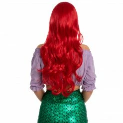 Spooktacular Creations Women Long Red Curly Wig Cosplay Role Play- Adult 7 Spooktacular Creations Women Long Red Curly Wig Cosplay Role Play- Adult