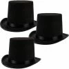 Spooktacular Creations Top Hats For Role Play Cosplay , 3 Pcs