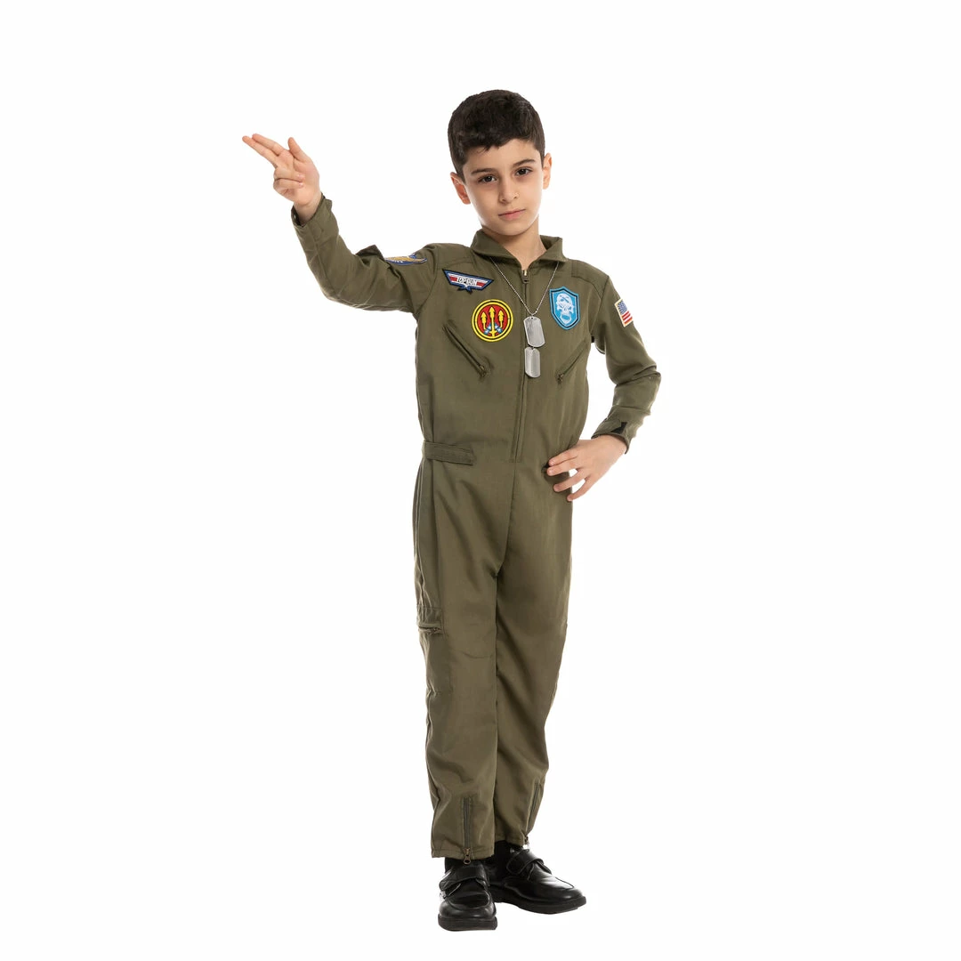 Spooktacular Creations Pilot Costume For Role Play Cosplay - Child 6 Spooktacular Creations Pilot Costume For Role Play Cosplay - Child