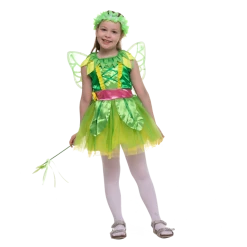 Spooktacular Creations Child Costumes Green Fairy Costume For Role Play Cosplay- Girls