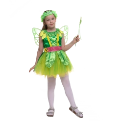 Spooktacular Creations Child Costumes Green Fairy Costume For Role Play Cosplay- Girls