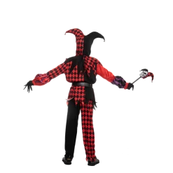 Spooktacular Creations Evil Jester Costume (Red) Cosplay- Child Classic Costumes