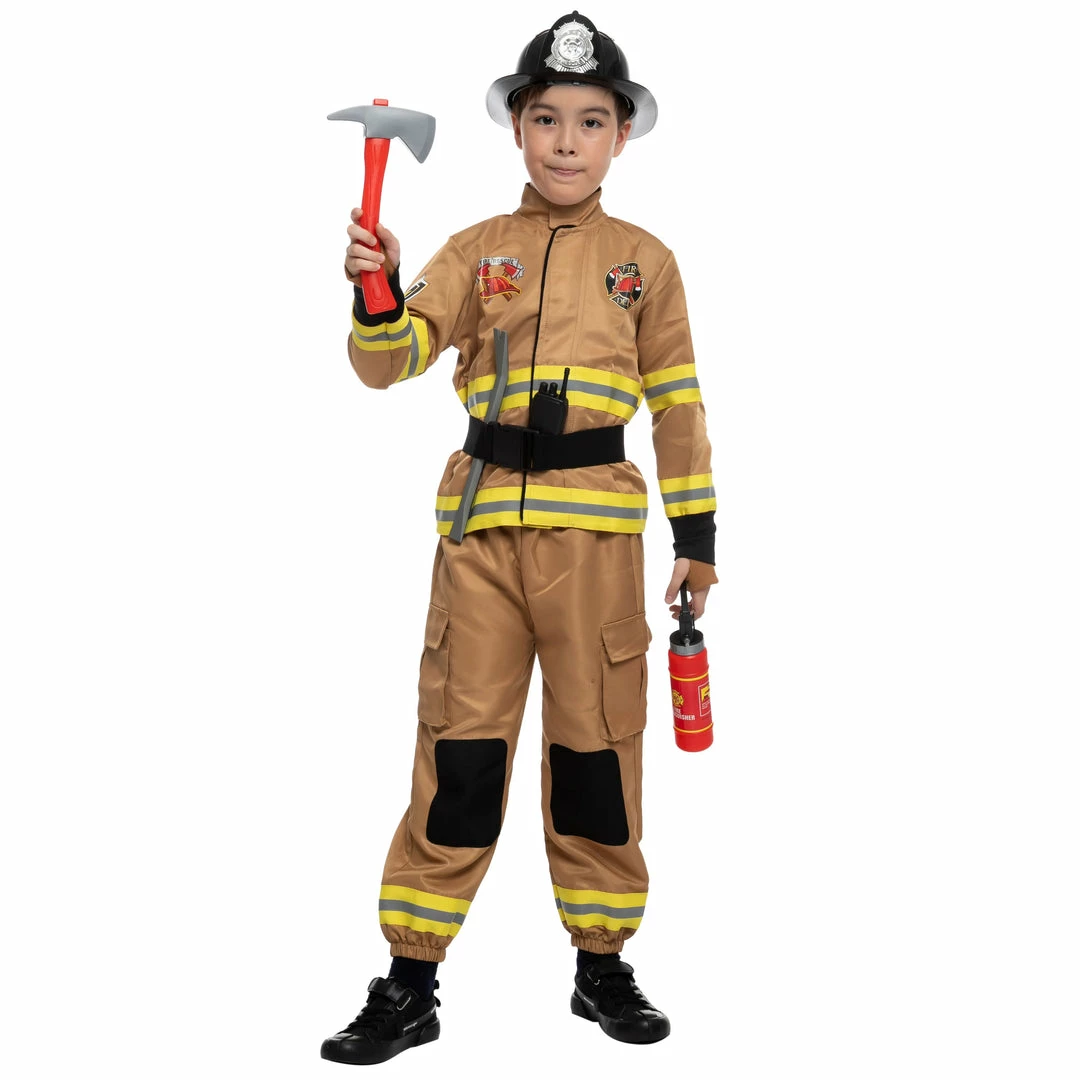 Spooktacular Creations Dark Brown Firefighter Costume - Child 3 Spooktacular Creations Dark Brown Firefighter Costume - Child