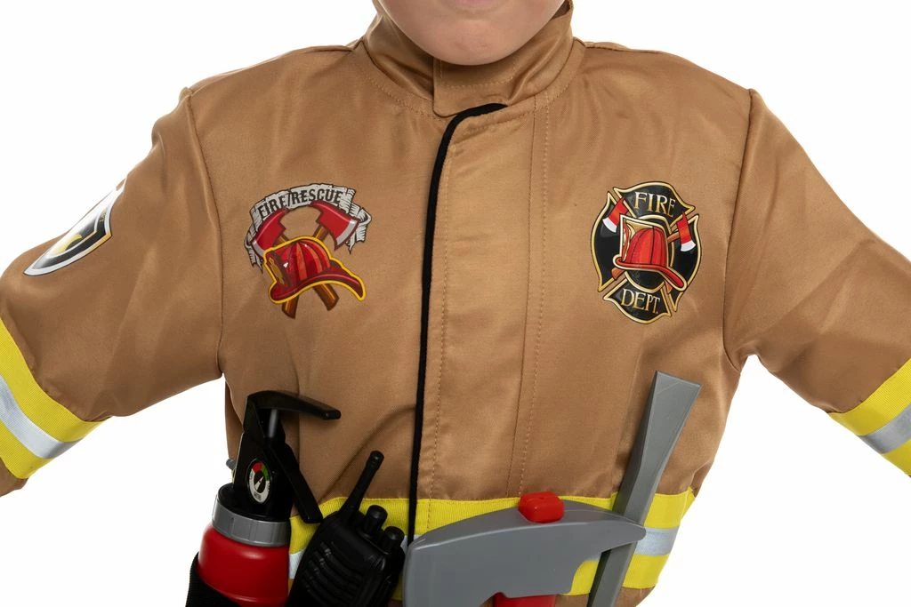 Spooktacular Creations Dark Brown Firefighter Costume - Child 6 Spooktacular Creations Dark Brown Firefighter Costume - Child