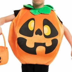 Spooktacular Creations Child Costumes Pumpkin Costume With Basket - Child 9 Spooktacular Creations Child Costumes Pumpkin Costume With Basket - Child