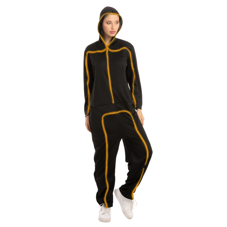 Spooktacular Creations LED Stickman Costume LED Stick Figure Costume - Adult 4 Spooktacular Creations LED Stickman Costume LED Stick Figure Costume - Adult