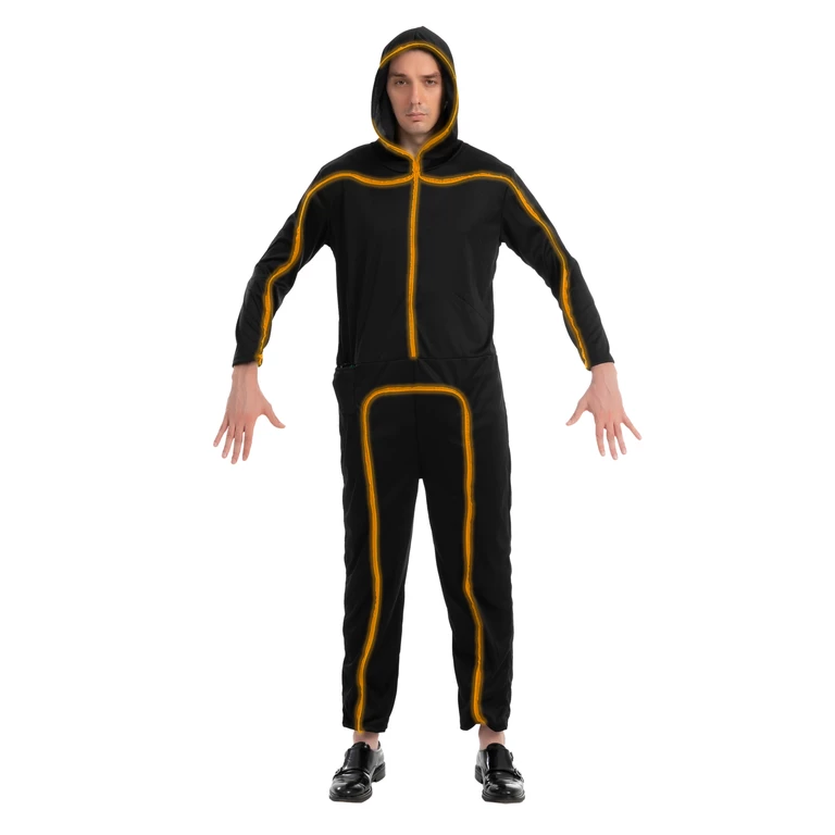 Spooktacular Creations LED Stickman Costume LED Stick Figure Costume - Adult 3 Spooktacular Creations LED Stickman Costume LED Stick Figure Costume - Adult