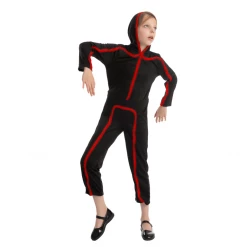 Spooktacular Creations LED Stickman Costume LED Stick Figure Costume - Child Classic Costumes