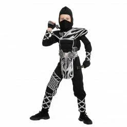 Spooktacular Creations Child Costumes Black Ninja Costume Cosplay Set