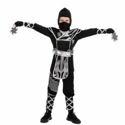 Spooktacular Creations Child Costumes Black Ninja Costume Cosplay Set 8 Spooktacular Creations Child Costumes Black Ninja Costume Cosplay Set
