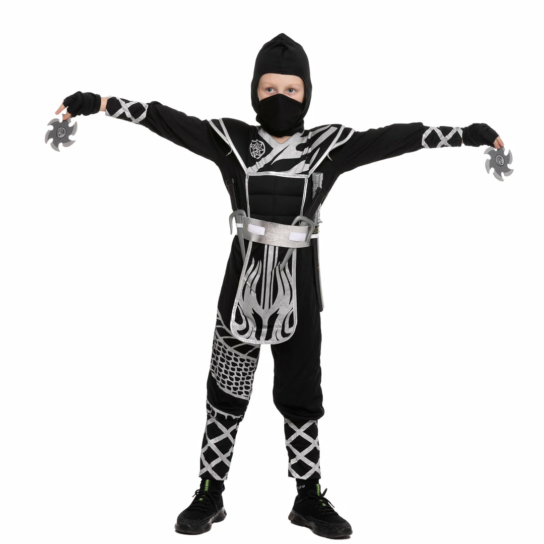 Spooktacular Creations Child Costumes Black Ninja Costume Cosplay Set 5 Spooktacular Creations Child Costumes Black Ninja Costume Cosplay Set