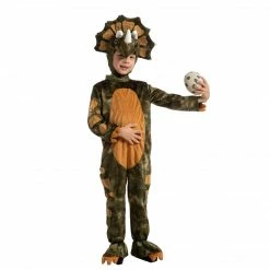 Spooktacular Creations Realistic Triceratops Costume Cosplay - Child Animal Costumes