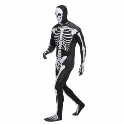 Spooktacular Creations Skeleton Bodysuit Costume - Adult Classic Costumes