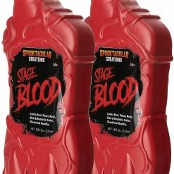 Spooktacular Creations 18oz Fake Vampire Blood Cosplay Makeup, 2 Packs
