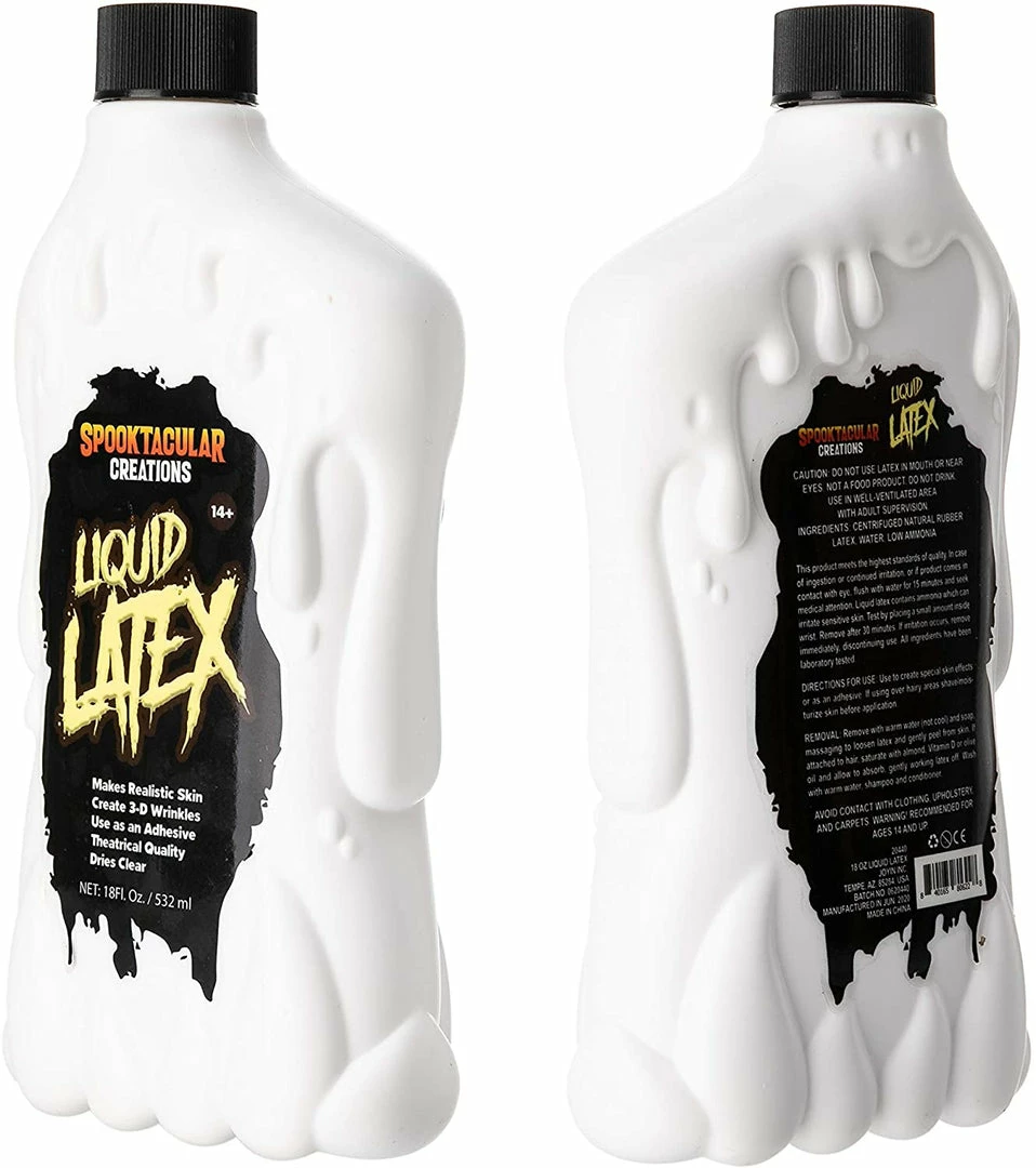 Spooktacular Creations 18oz Liquid Latex Cosplay Makeup- 2 Packs 5 Spooktacular Creations 18oz Liquid Latex Cosplay Makeup- 2 Packs