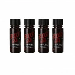 Spooktacular Creations 2oz Fake Vampire Blood Gel Cosplay Makeup, 4 Packs