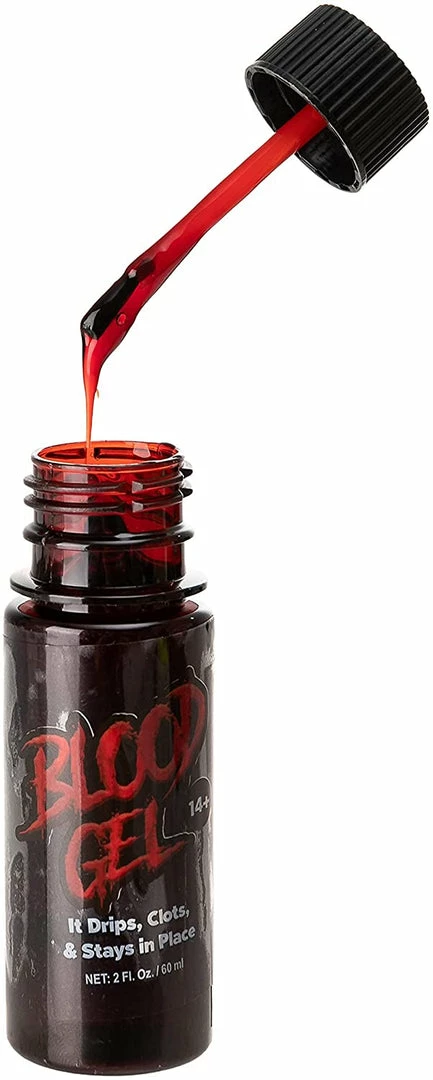 Spooktacular Creations 2oz Fake Vampire Blood Gel Cosplay Makeup, 4 Packs 6 Spooktacular Creations 2oz Fake Vampire Blood Gel Cosplay Makeup, 4 Packs