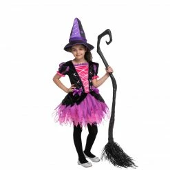 Spooktacular Creations Classic Costumes Pinky Witch Costume For Role Play Cosplay - Child