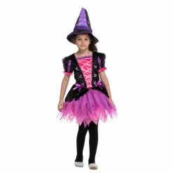 Spooktacular Creations Classic Costumes Pinky Witch Costume For Role Play Cosplay - Child