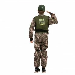 Spooktacular Creations Classic Costumes Soldier Costume For Role Play Cosplay - Child