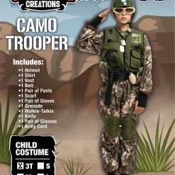 Spooktacular Creations Classic Costumes Soldier Costume For Role Play Cosplay - Child