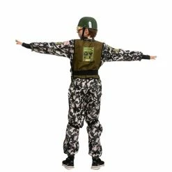 Spooktacular Creations Camo Trooper Costume For Role Play Cosplay- Child 13 Spooktacular Creations Camo Trooper Costume For Role Play Cosplay- Child