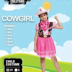 Spooktacular Creations Child Costumes Pink Cowgirl Costume For Role Play Cosplay- Girls 13 Spooktacular Creations Child Costumes Pink Cowgirl Costume For Role Play Cosplay- Girls