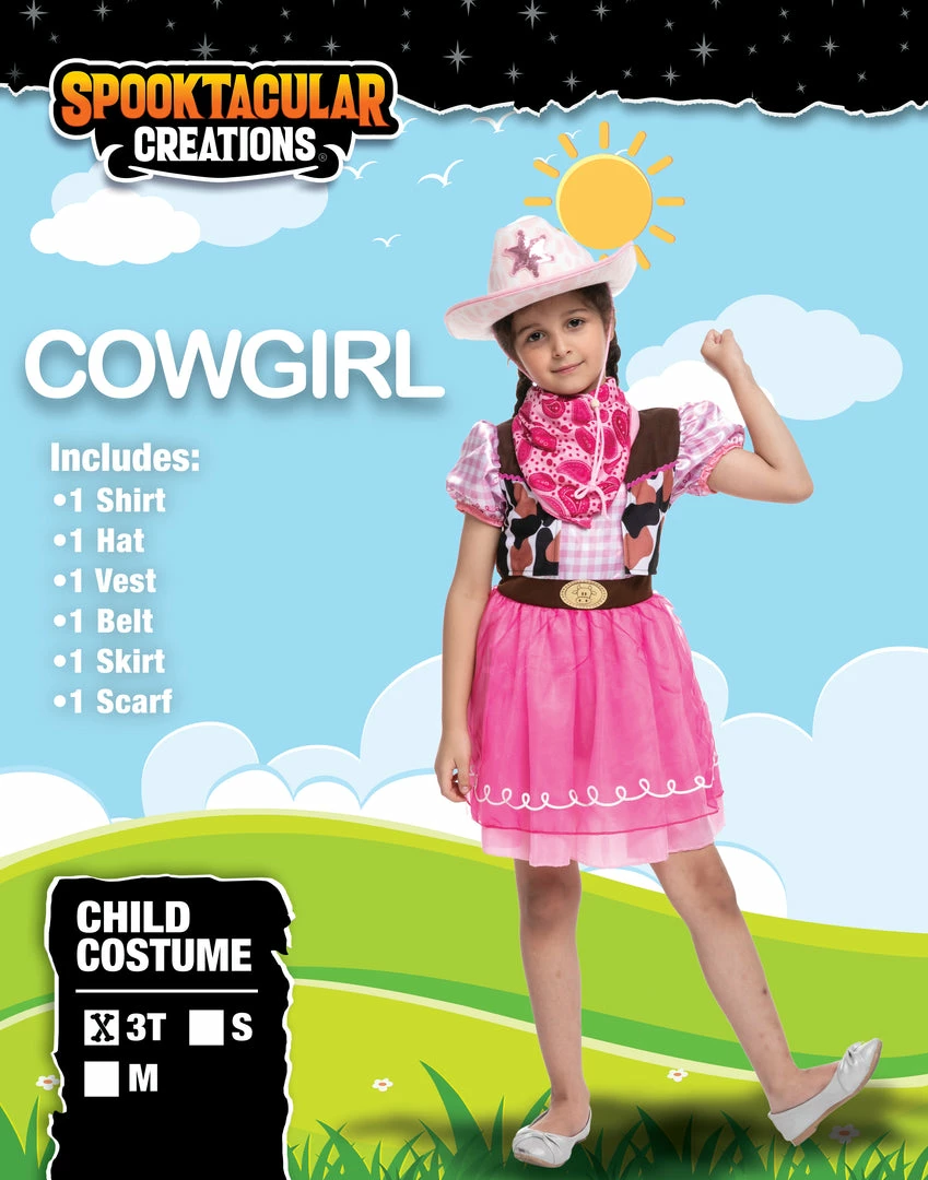 Spooktacular Creations Child Costumes Pink Cowgirl Costume For Role Play Cosplay- Girls 8 Spooktacular Creations Child Costumes Pink Cowgirl Costume For Role Play Cosplay- Girls