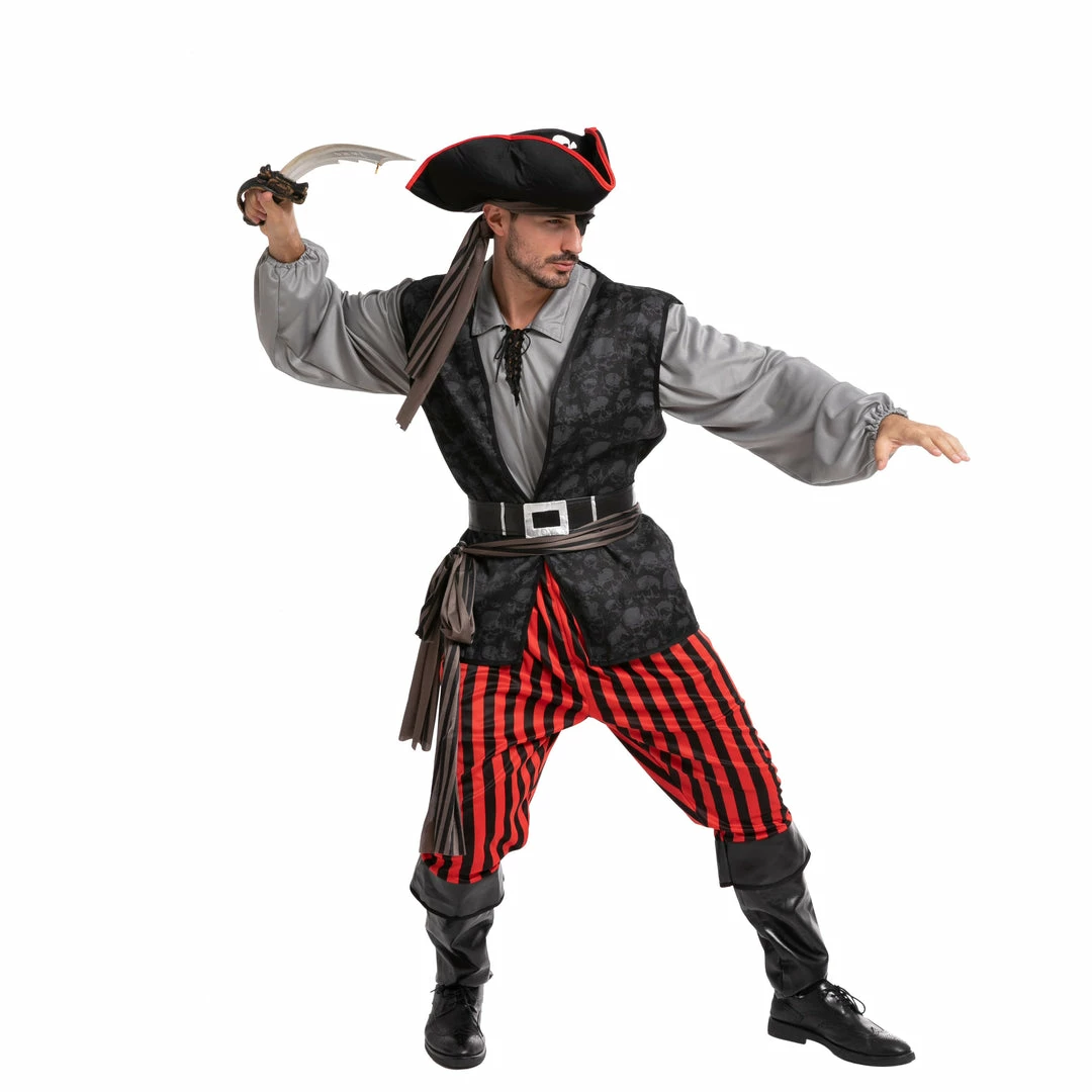 Spooktacular Creations Classic Costumes Mens' Pirate Costume For Role Play Cosplay - Adult 4 Spooktacular Creations Classic Costumes Mens' Pirate Costume For Role Play Cosplay - Adult
