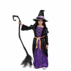 Spooktacular Creations Classic Costumes Little Purple Witch Costume For Role Play Cosplay - Child