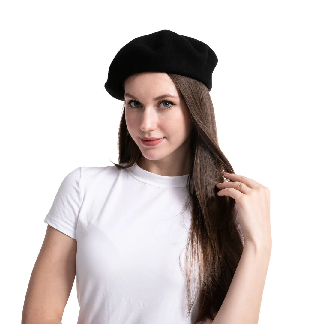 Spooktacular Creations Black Beret Hat - Adult 9 Spooktacular Creations Black Beret Hat - Adult