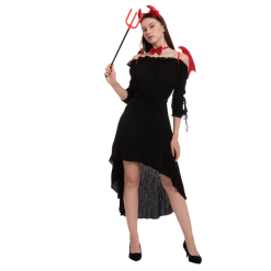 Spooktacular Creations Red Devil Horn Cosplay Accessories Set