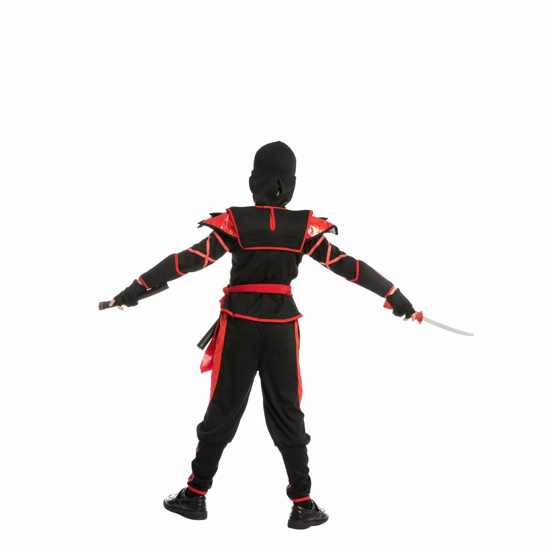 Spooktacular Creations Ninja Warrior Red/Black Costume Cosplay- Child Classic Costumes 5 Spooktacular Creations Ninja Warrior Red/Black Costume Cosplay- Child Classic Costumes