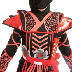 Spooktacular Creations Ninja Warrior Red/Black Costume Cosplay- Child Classic Costumes 9 Spooktacular Creations Ninja Warrior Red/Black Costume Cosplay- Child Classic Costumes