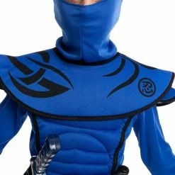 Spooktacular Creations Child Costumes Blue Kung Fu Ninja Costume Cosplay- Child