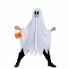 Spooktacular Creations Ghost Costume With Mask & Pumpkin Bucket Cosplay- Child 2 Spooktacular Creations Ghost Costume With Mask & Pumpkin Bucket Cosplay- Child