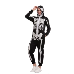 Spooktacular Creations Skeleton Pajamas Onesie - Adult