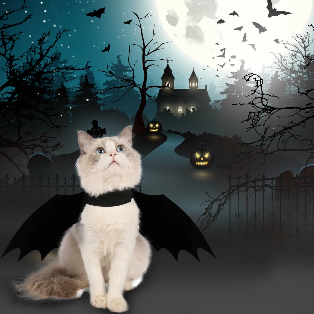 Spooktacular Creations Bat Wings Cat Costume 5 Spooktacular Creations Bat Wings Cat Costume
