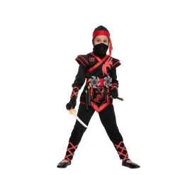 Spooktacular Creations Red Ninja Costume For Girls Cosplay - Child Child Costumes