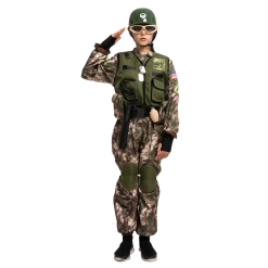 Spooktacular Creations Classic Costumes Soldier Costume For Role Play Cosplay - Child